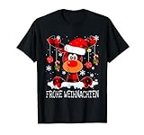 Frohe Weihnachten Rentier Familien WeihnachtsschlafanzÃ¼ge T-Shirt